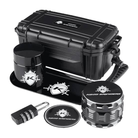 Kozo Black Odor-Proof Stash Box